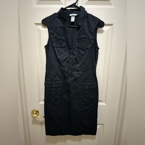 H&M short sleeve dress - black - size: 10